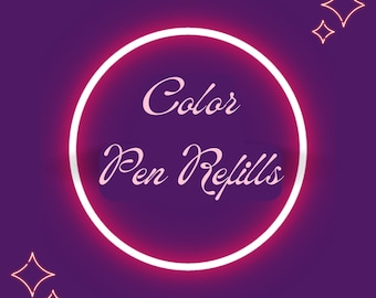 Multicolor Gel Pen Refills: Smooth Writing Ink, Journaling & Planners
