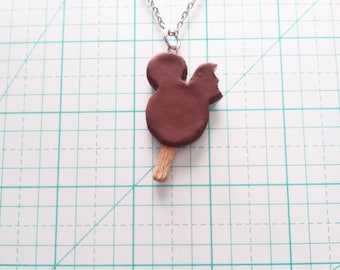 Specialty icecream bar necklace, polymerclay