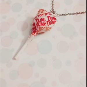 Dum-Dum pop necklace, polymerclay
