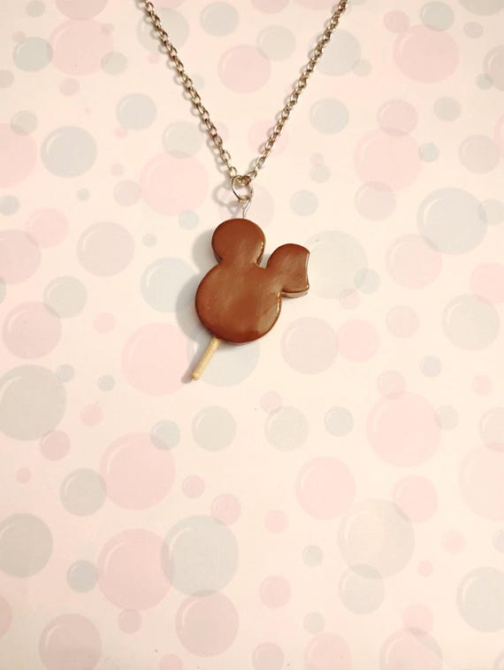 Specialty icecream bar necklace, polymerclay