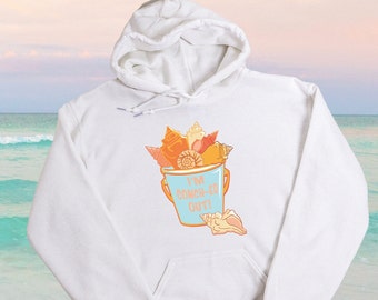 I'm Conch-ed Out! Unisex Beach Hoodie – Seashell Sweatshirt