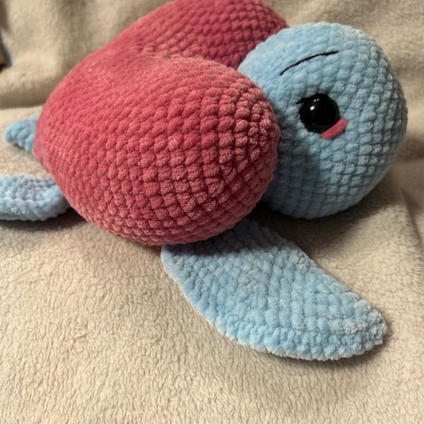 Amigurumi Valentinstag Schildkröte, gehäkelt, Geschenkidee