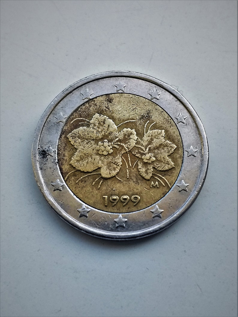 Rare pièce de 2 euros Finlande 1999 avec erreurs Etsy France