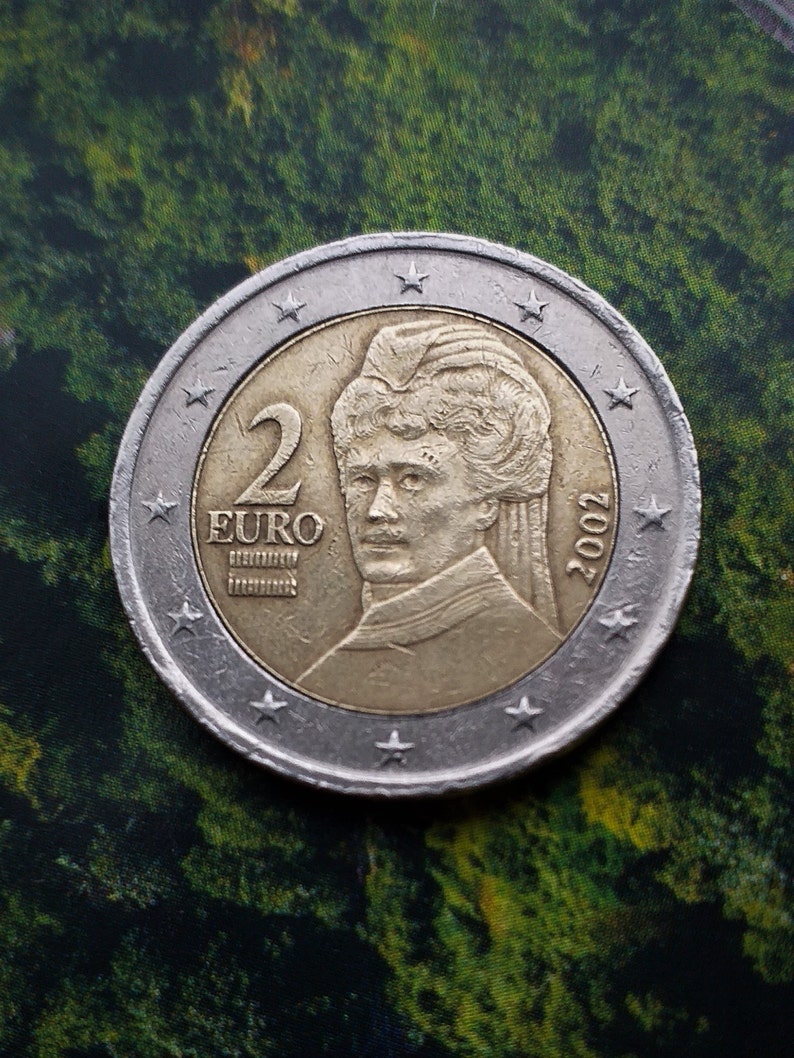 Unique Austrian 2 Euro Coin With Errors. Named as tears Etsy
