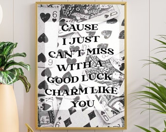 Elvis Poster, Elvis Print, Elvis Presley poster, Art mural tendance, Song Lyric Poster