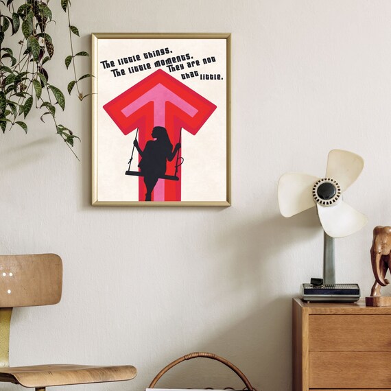 Vibrant Maximalist Wall Art, Funky Posters, Pink Wall Art, Instant Download Art, Vintage Poster, Retro Trendy Art Print