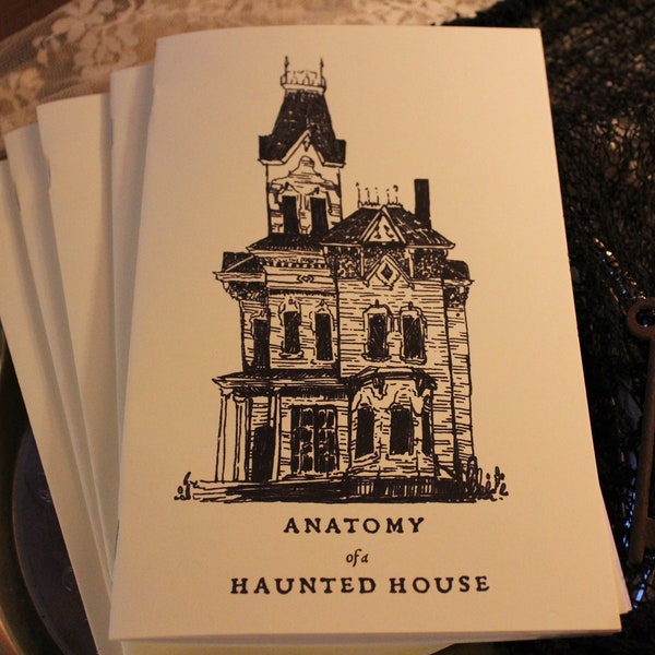 Anatomy of a Haunted House ~ gothic ink illustration zine