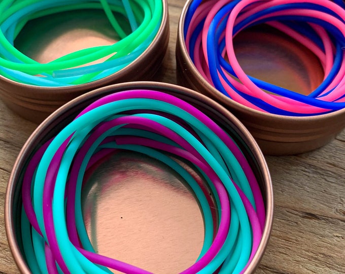 Stitch Keeping Cords With Rose Gold Tin Stitch Holders Easily Try on