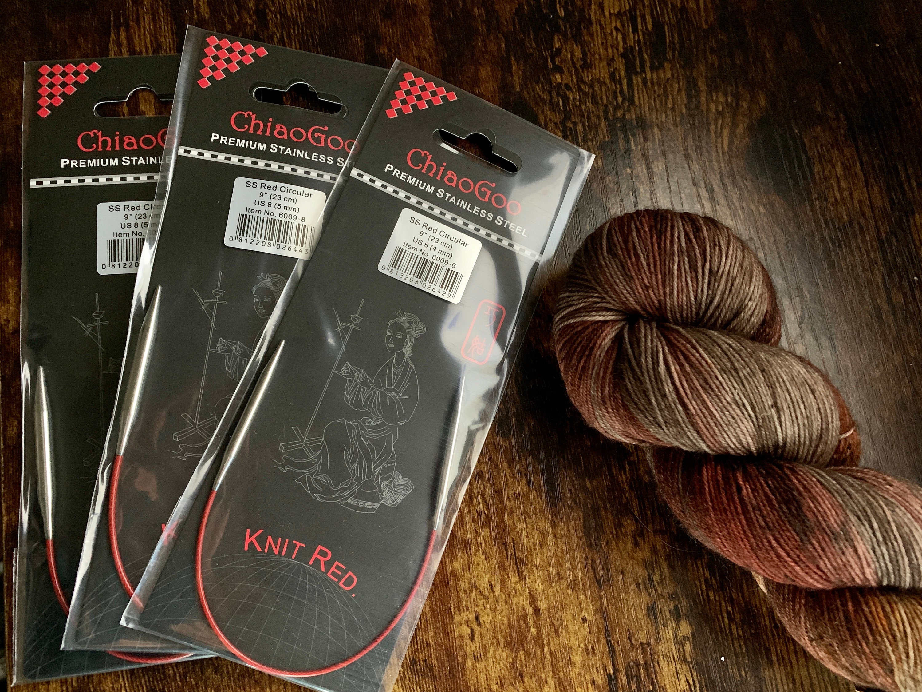 ChiaoGoo 9 Knit Red Circular Needles — Angie and Britt