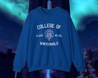 College of Winterhold Sweatshirt | Skyrim Oblivion Elder Scrolls Inspired Gift