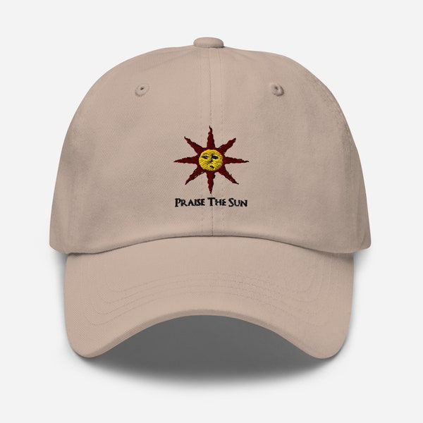 Praise The Sun Dark Souls Inspired Dad Cap, Elden Ring, Bloodborne, Sekiro Hat