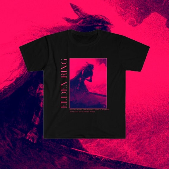 Malenia Blade of Miquella T-Shirt (Black) | Elden Ring Dark Souls Bloodborne Sekiro Gift