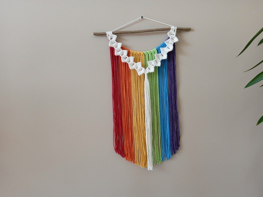 Macrame Wall Hanging Pride Month LGBTQ Gay - Etsy
