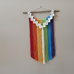 Macrame Wall Hanging Pride Month LGBTQ Gay