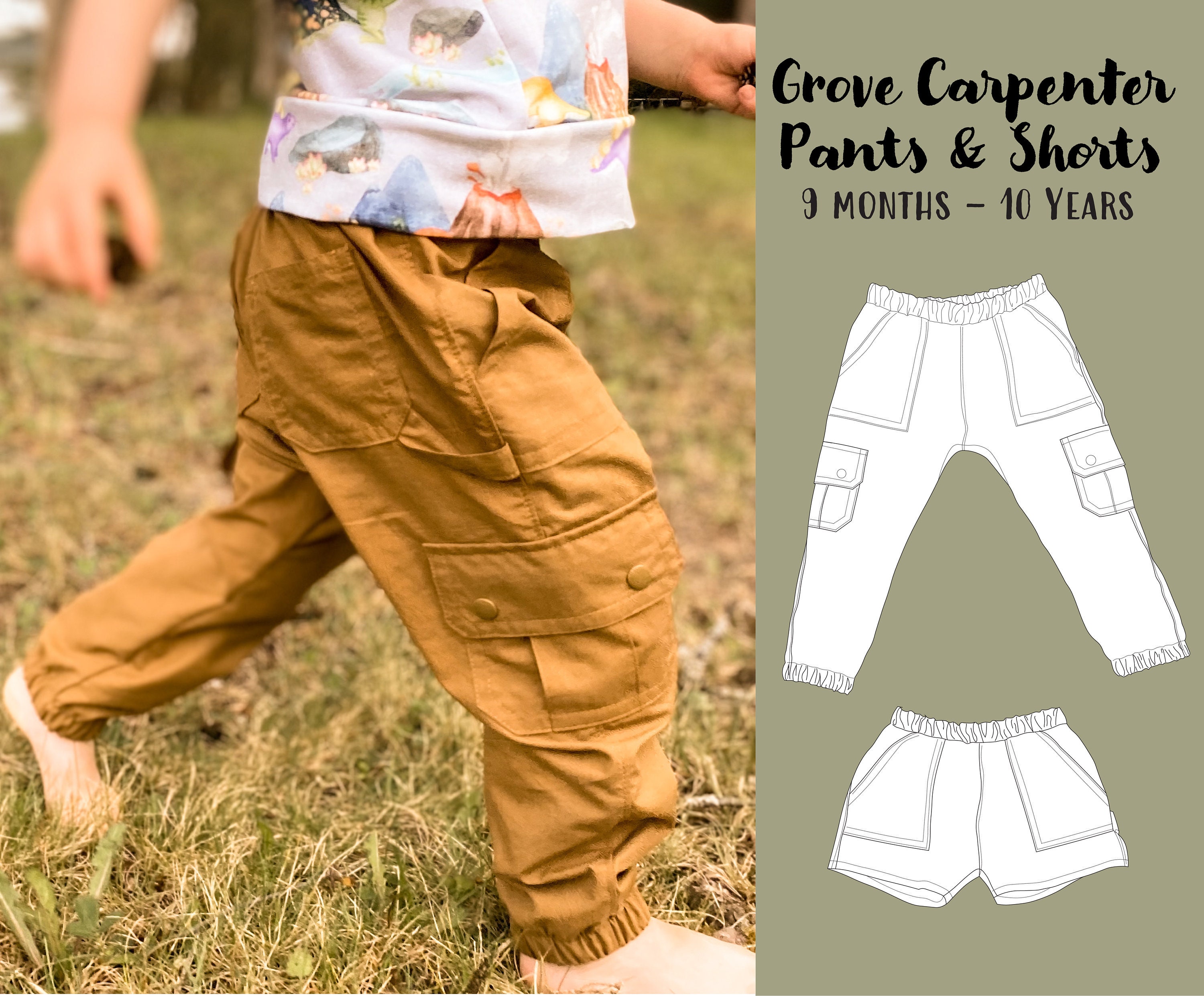 Kids Cargo Pants 