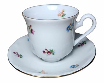 Cup and saucer from the Czechoslovak brand Bohemia Carlsbad