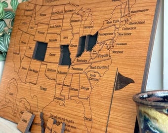 Golf in All 50 States Tracker Board | Golf Bucket List