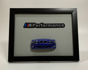 BMW E39 M5 Le Mans Blue - Handcrafted Artwork for Car Enthusiasts