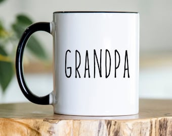 Taza de café del abuelo, taza del abuelo, regalos de papá, taza de papá, regalos para el abuelo, taza linda del abuelo, regalos del abuelo de Navidad, regalos del abuelo del cumpleaños
