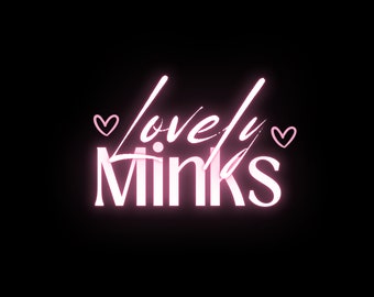DIY LOGO DESIGN, Lash Logo design, Logo, eyelash Premade logo, Logo Template, makeup artist, beauty salon, beauty logo, boutique, neon pink
