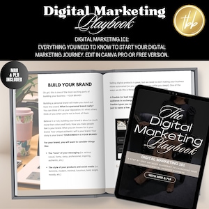 MRR Digital Marketing Playbook mit Master Resell Right MRR & Privatmarkenrechten PLR Done-For-You Digital Produkte Low Ticket Produkte