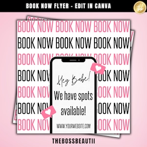 Books are open, Juli Termine Flyer, Bearbeiten in Canva, DIY Flyer, Beauty Flyer, Haare, Nägel, Wimpern, Makeup Specials DIY IG Flyer