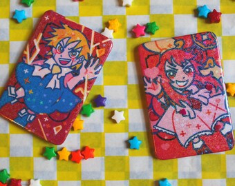 Mamodo Anime Buttons: 2000s Nostalgia Set