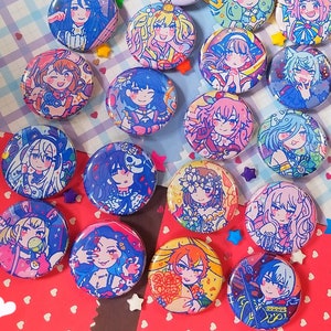 PRSK Costume Buttons