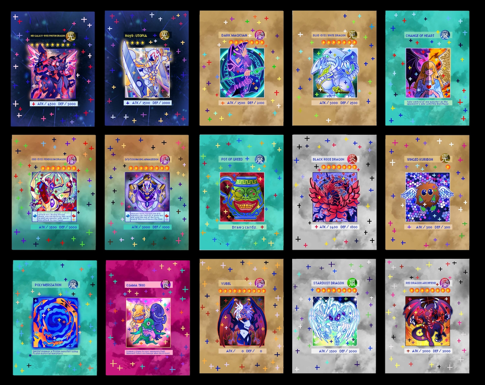 Monster Button Designs Card Game Monster Buttons - Etsy