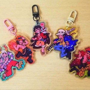 One Piece Vol 84 Manga Book Anime Inspired Keyring / Key Chain Duel Sided  Fan Print Sanji Grand Line Style