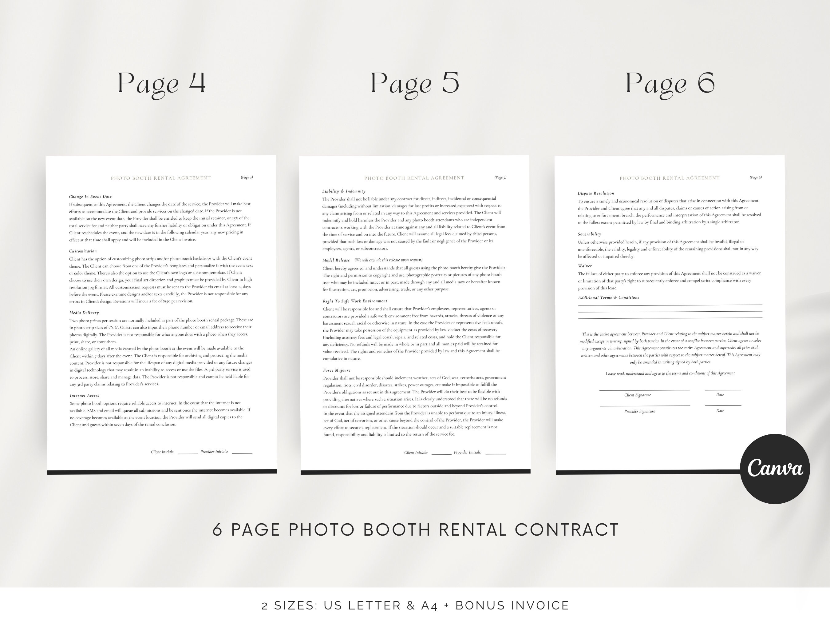 Photo Booth Contract Template Photo Booth Template Photo Etsy Australia Photo Booth Contract Template Photo Booth Template Photo Etsy Australia