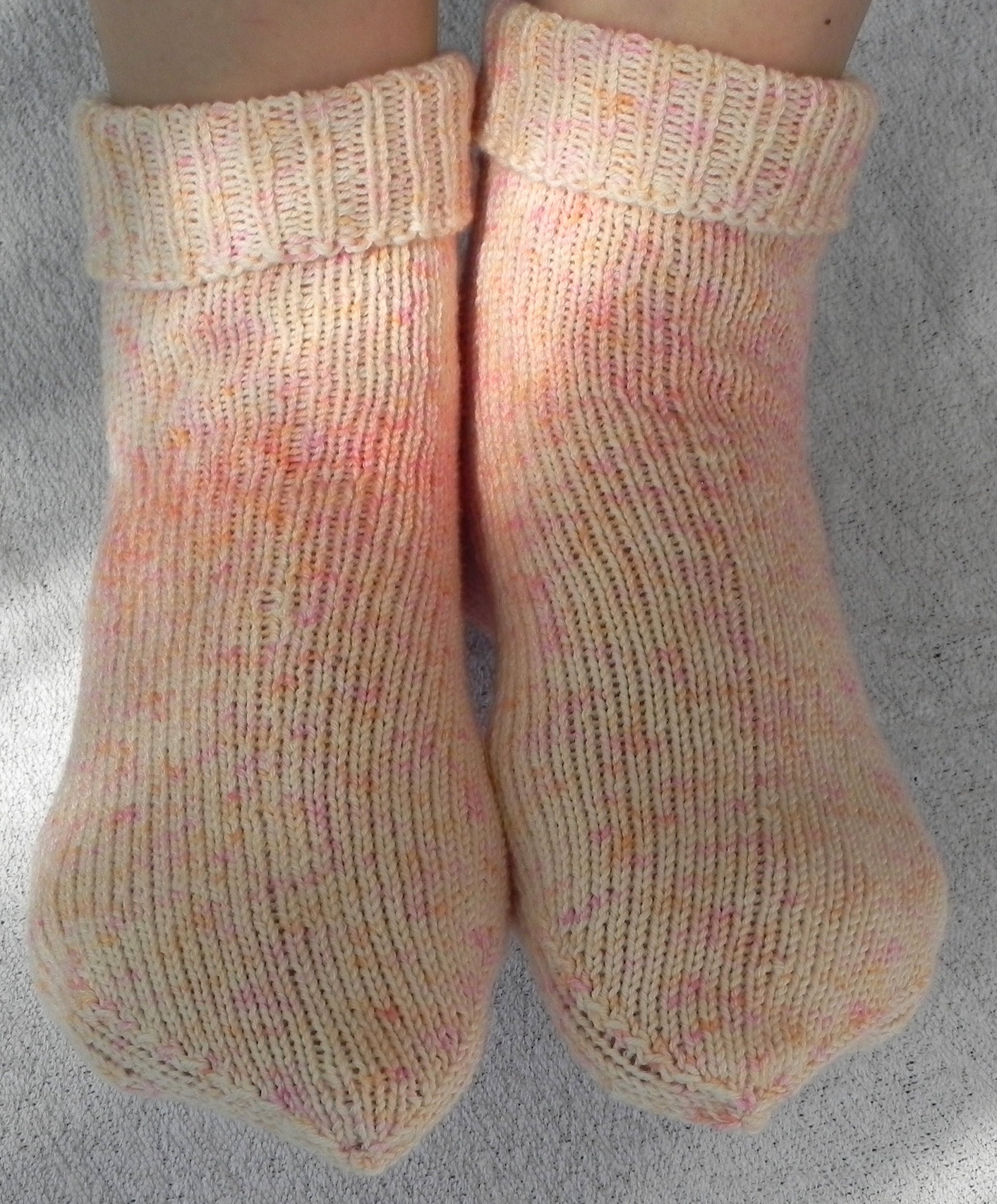 Calze Caviglia Vintage Calze Donna Retr&ograve; Anni 50, Cotone, Orlo A