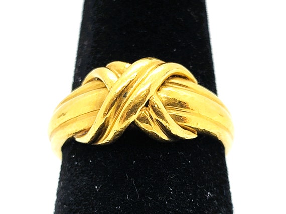 Tiffany & Co 18K Yellow Gold Ring Size 6. - image 1