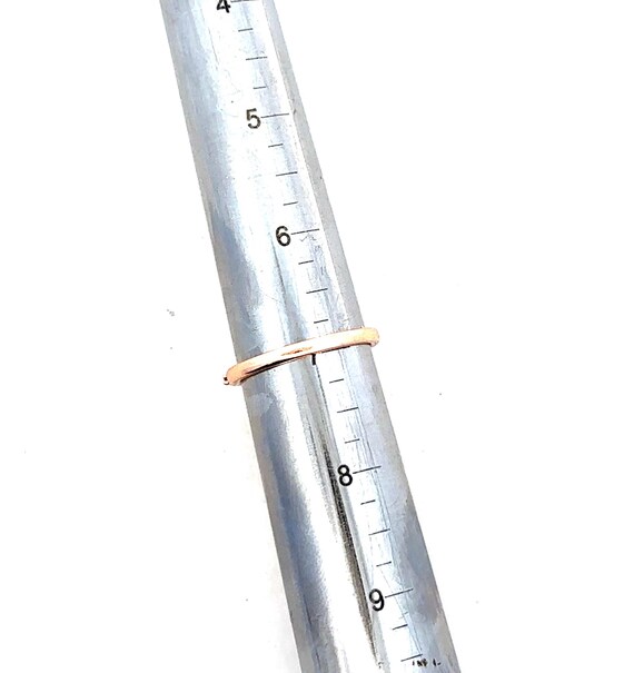 Stackable Diamond 0.06ct Half Eternity Wedding Ba… - image 10