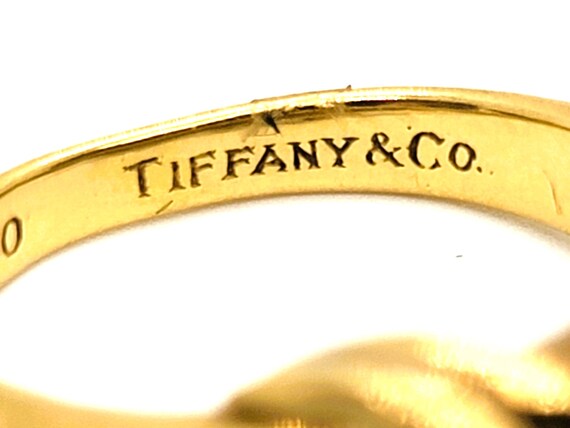 Tiffany & Co 18K Yellow Gold Ring Size 6. - image 4