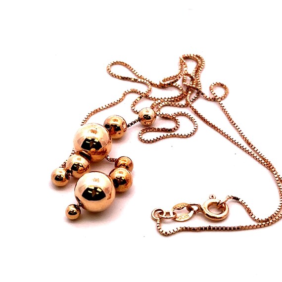 thumbnail image 2 of 14K Yellow Gold 1.5mm Ball Bead Necklace Chain – 16, 18, Or 20 Inches With Lobster Clasp 2 of 4