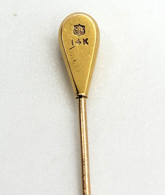 Stick Pin,14K Yellow Gold - image 4