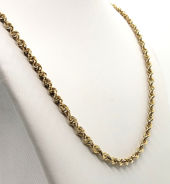 10K Yellow Gold Chain 20 Inch - image 2