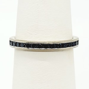 Sapphire 14K White Gold Ring Size 6.5