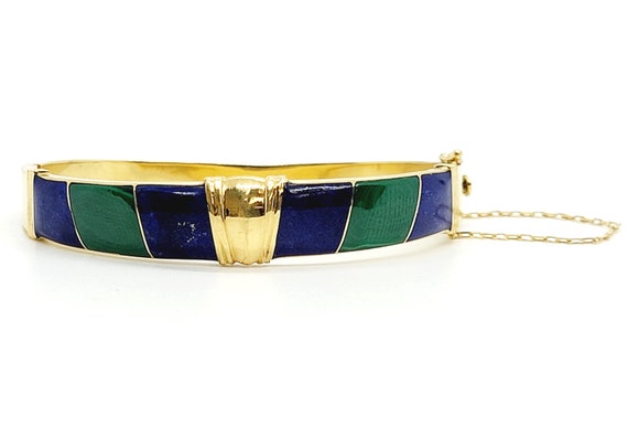 Enamel Bracelet 18K Yellow Gold - image 1