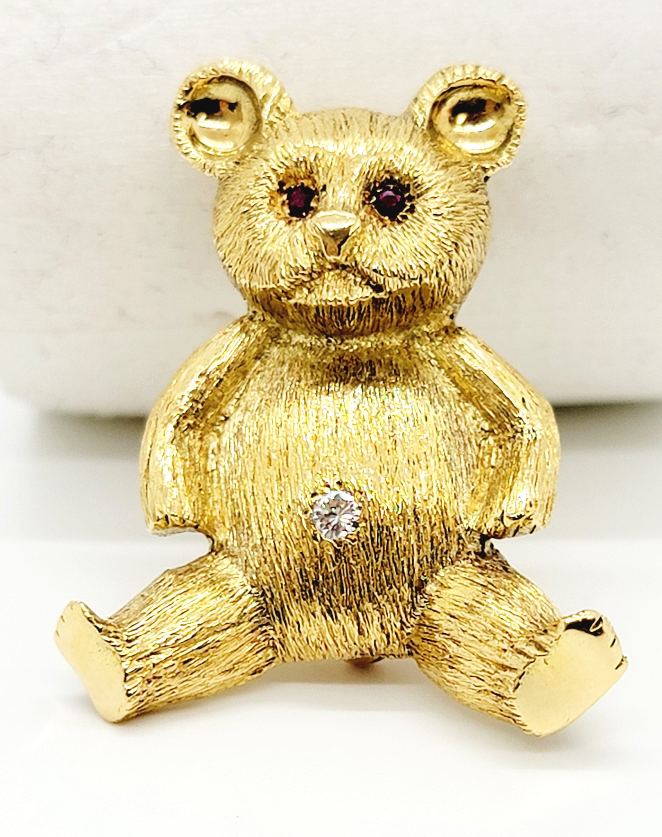 ruby teddy bear