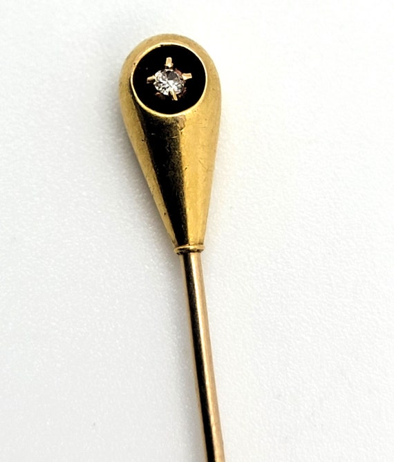 Stick Pin,14K Yellow Gold - image 2