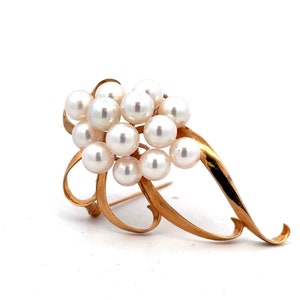 1940 年代のヴィンテージ ハンドメイド 14K イエロー ゴールド