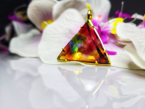 Andara Crystal Star of David Rainbow Angel ENERGY Protection Master Crystal  Consciousness Expansion Custom Made 