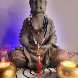 Andara Kristall Mala Kette - Stärkste Schutzfunktion-22Affirmationskarten deutsch/englisch-Anleitung-Sehr hohe Schwingung-Sonderedition