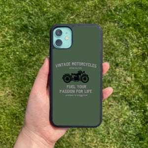 Vintage Motorcycle Phone Case, Biker Phone Case, Motorbike Merch, Vintage Motorbike Phone Case, Motorbike iPhone Case