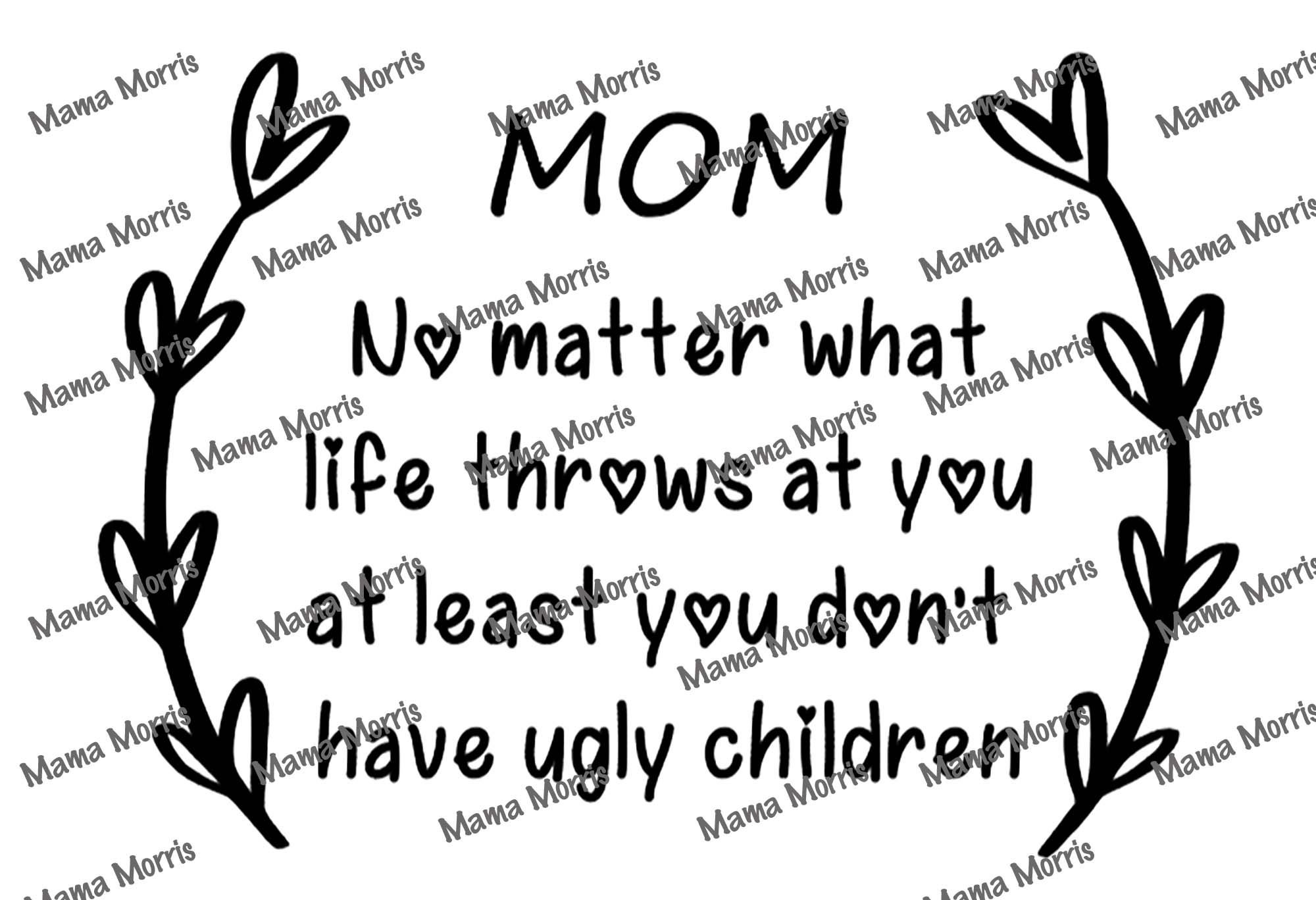 Mom No Matter SVG for Cricut or Silhouette Etsy