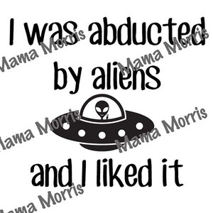 Alien Abduction SVG