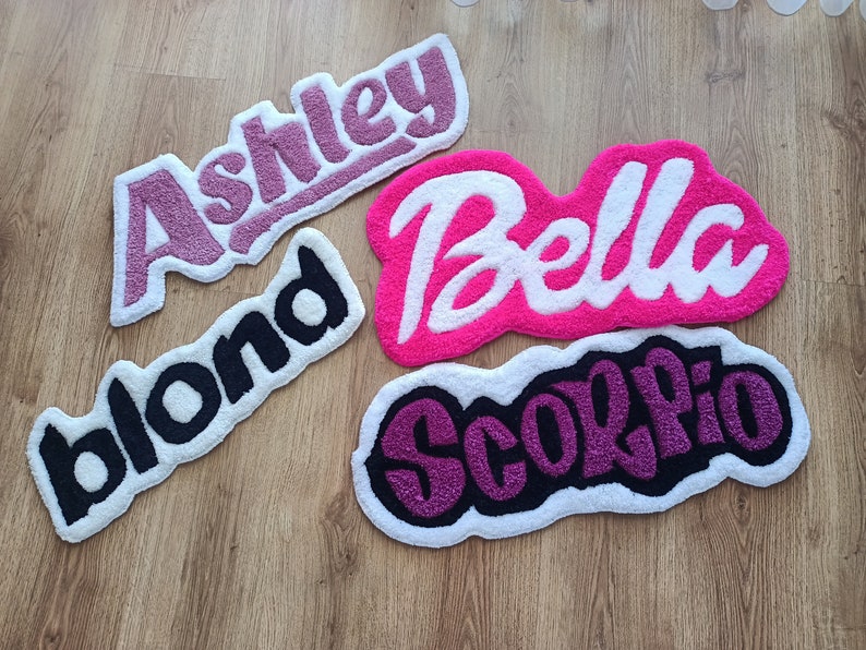 Scorpio Star Sign Custom Tufted Decor Rug, Astrology, Purple White ...