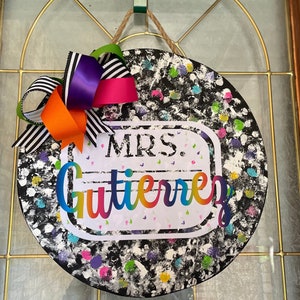 Teacher Classroom Door Hanger| Teacher sign| Classroom decor| Teacher appreciation |